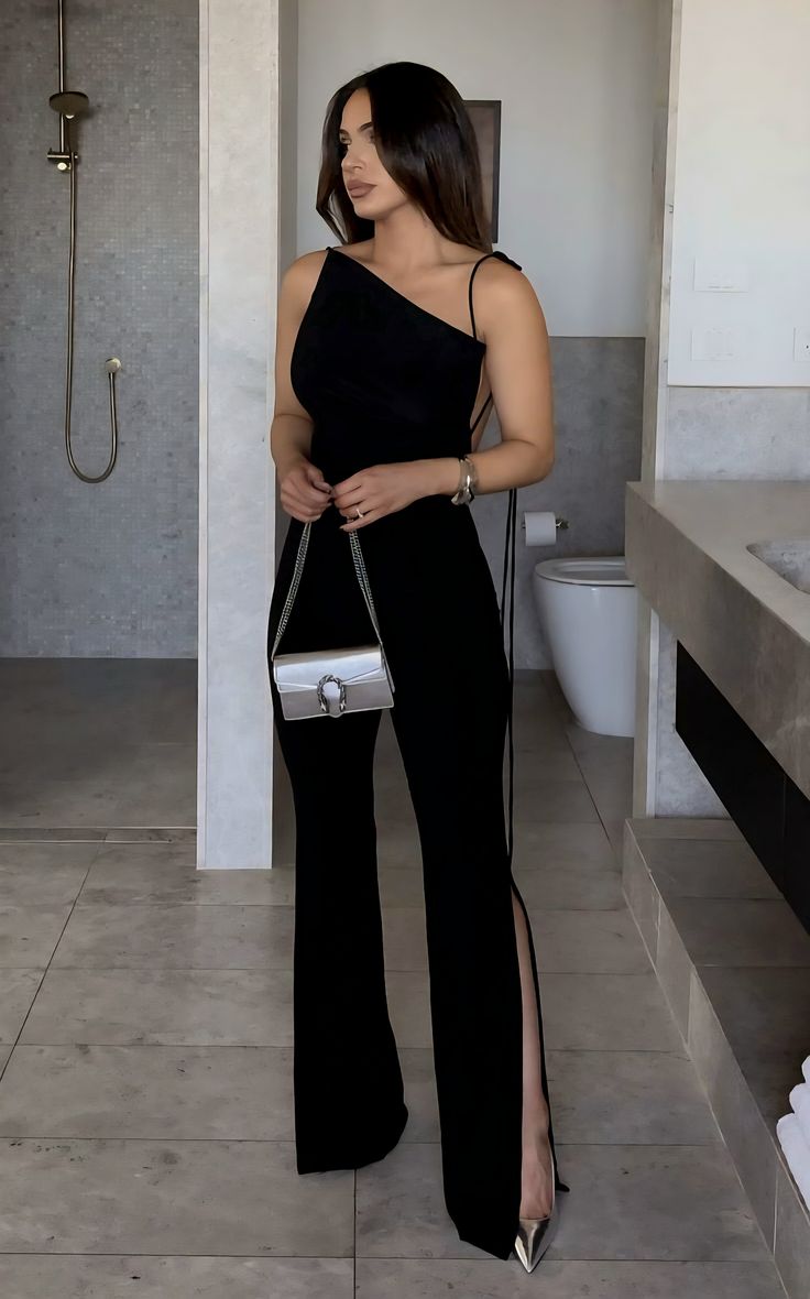 Elegant date night outfit generated by Slidez AI stylist
